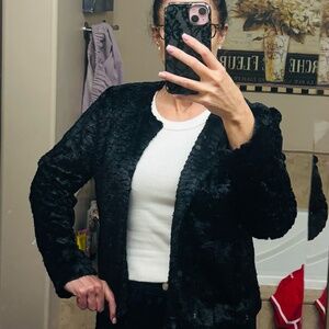 Black Crop Jacket - Like New!  SZ. L